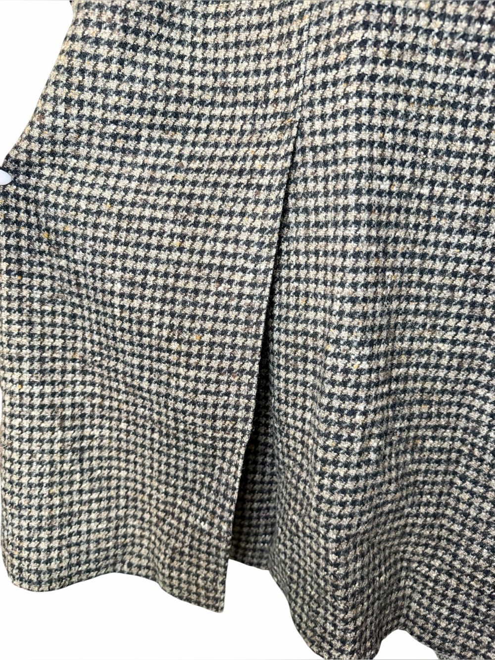 Vintage L.L. Bean Wool Houndstooth Jacket - Size SP - Picture 8 of 16